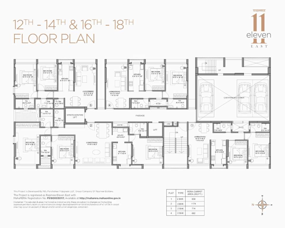  eleven east Rajshree Eleven East Cluster Plan