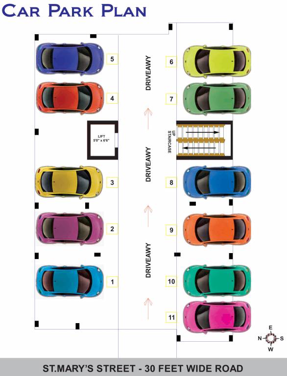  naadhira Eeshani Naadhira Car Parking Cluster Plan