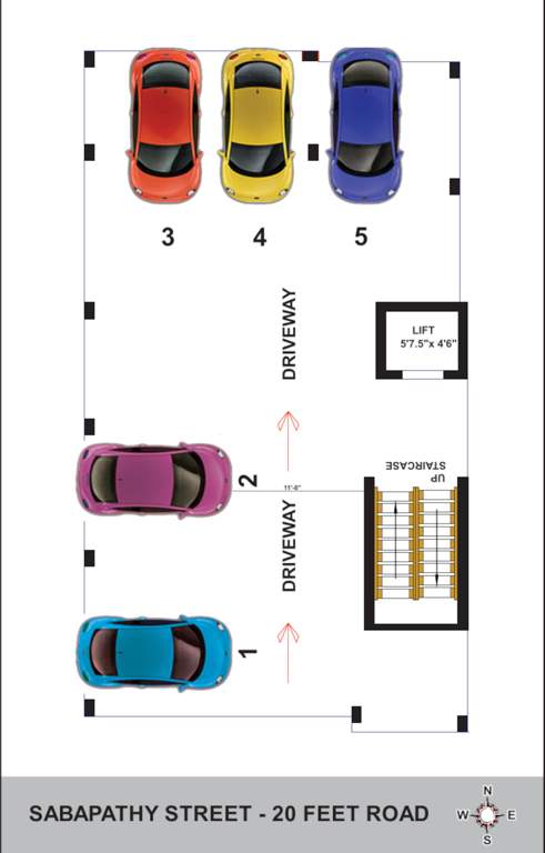  radha chella Radha Chella Cluster Plan For Ground Floor