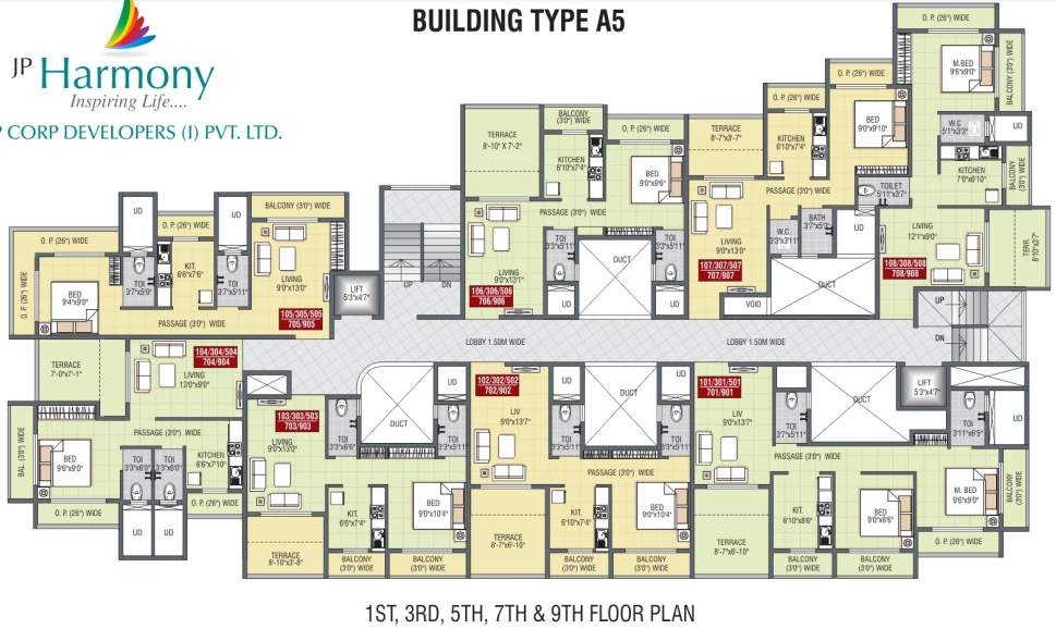  jp harmony Type Cluster Plan