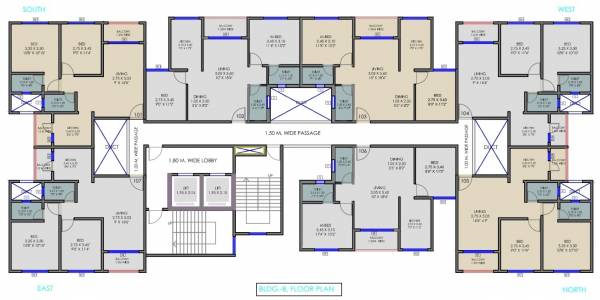  la-luxuria B Cluster Plan