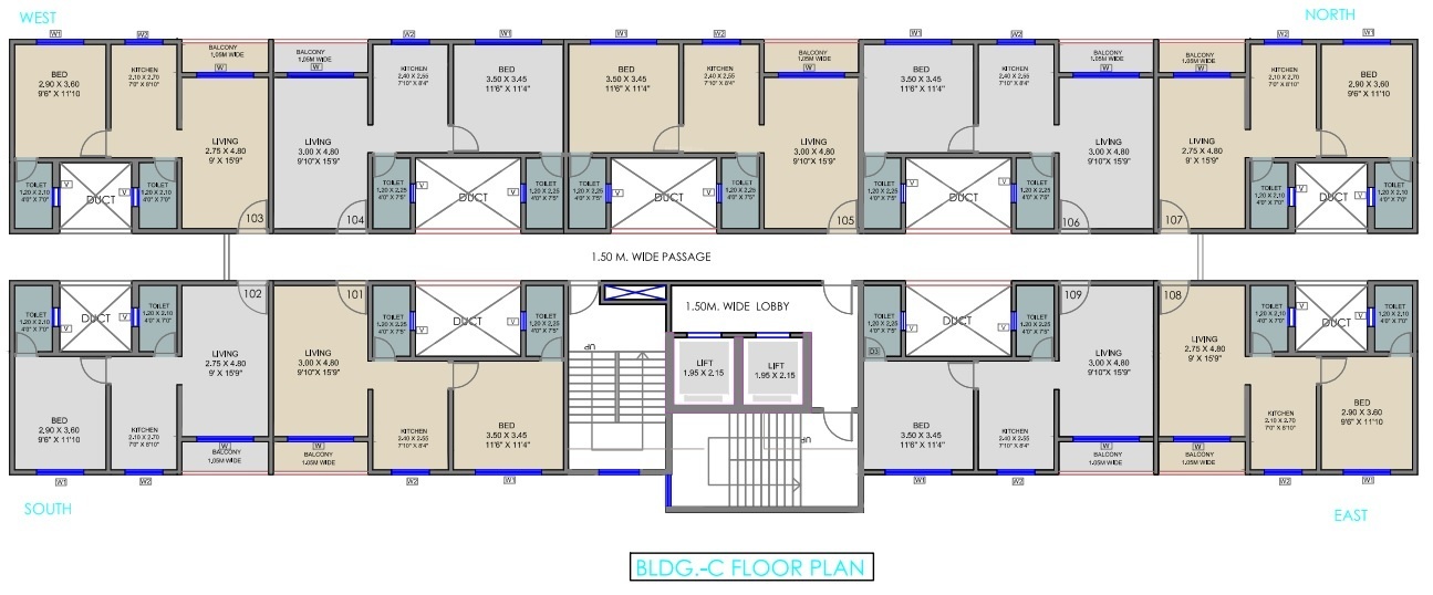  la luxuria C Cluster Plan