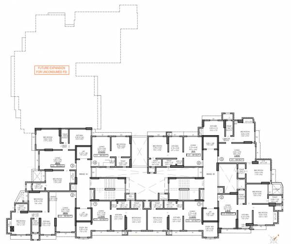  kalpavriksha A Wing Cluster Plan