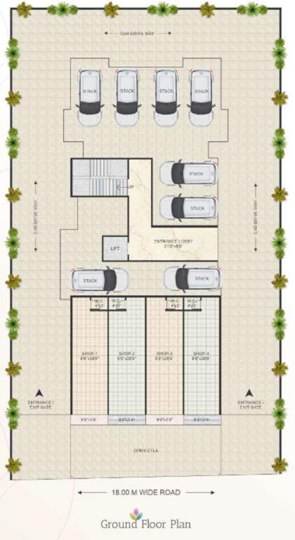  shantibai residency Shantibai Residency Cluster Plan