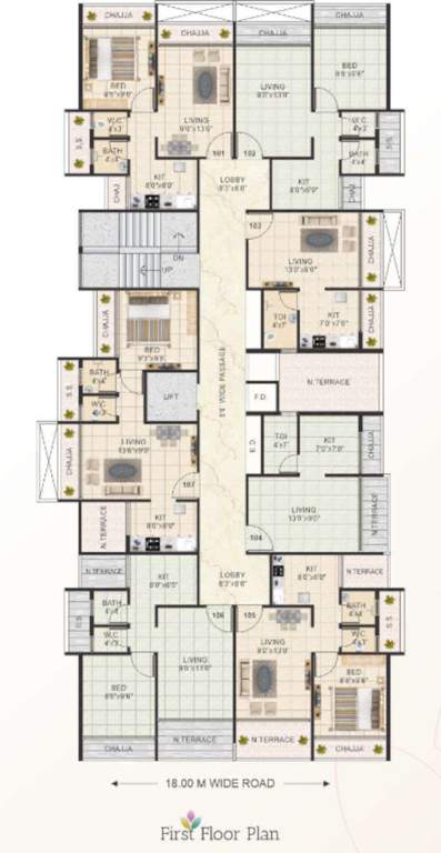  shantibai residency Shantibai Residency Cluster Plan