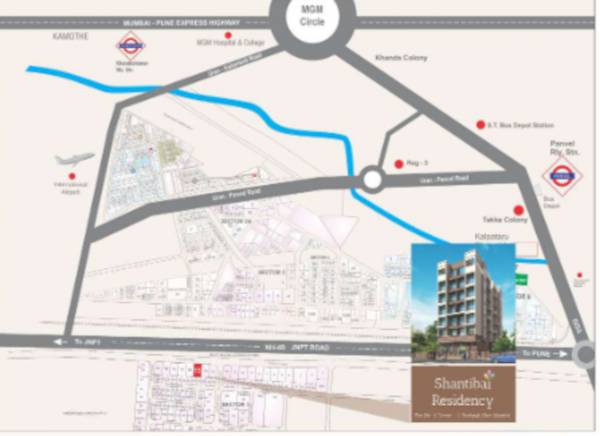  shantibai-residency Location Plan