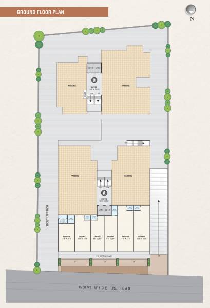  revanta Block A And B Cluster Plan For Ground Floor