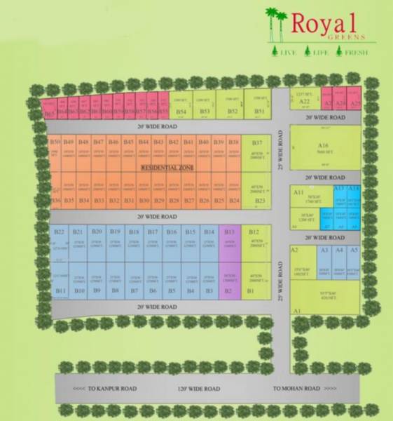  royal-greens Layout Plan
