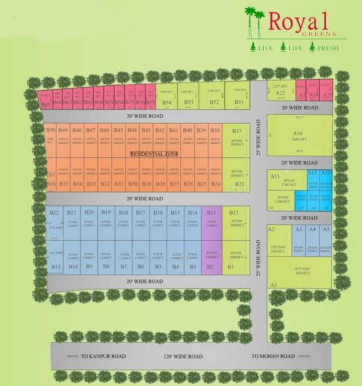  royal greens Layout Plan