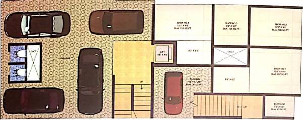  paradise Cluster Plan For Ground Floor