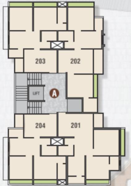 Building A Cluster Plan from 2nd to 7th Floor dev-enclave-i Building A Cluster Plan from 2nd to 7th Floor