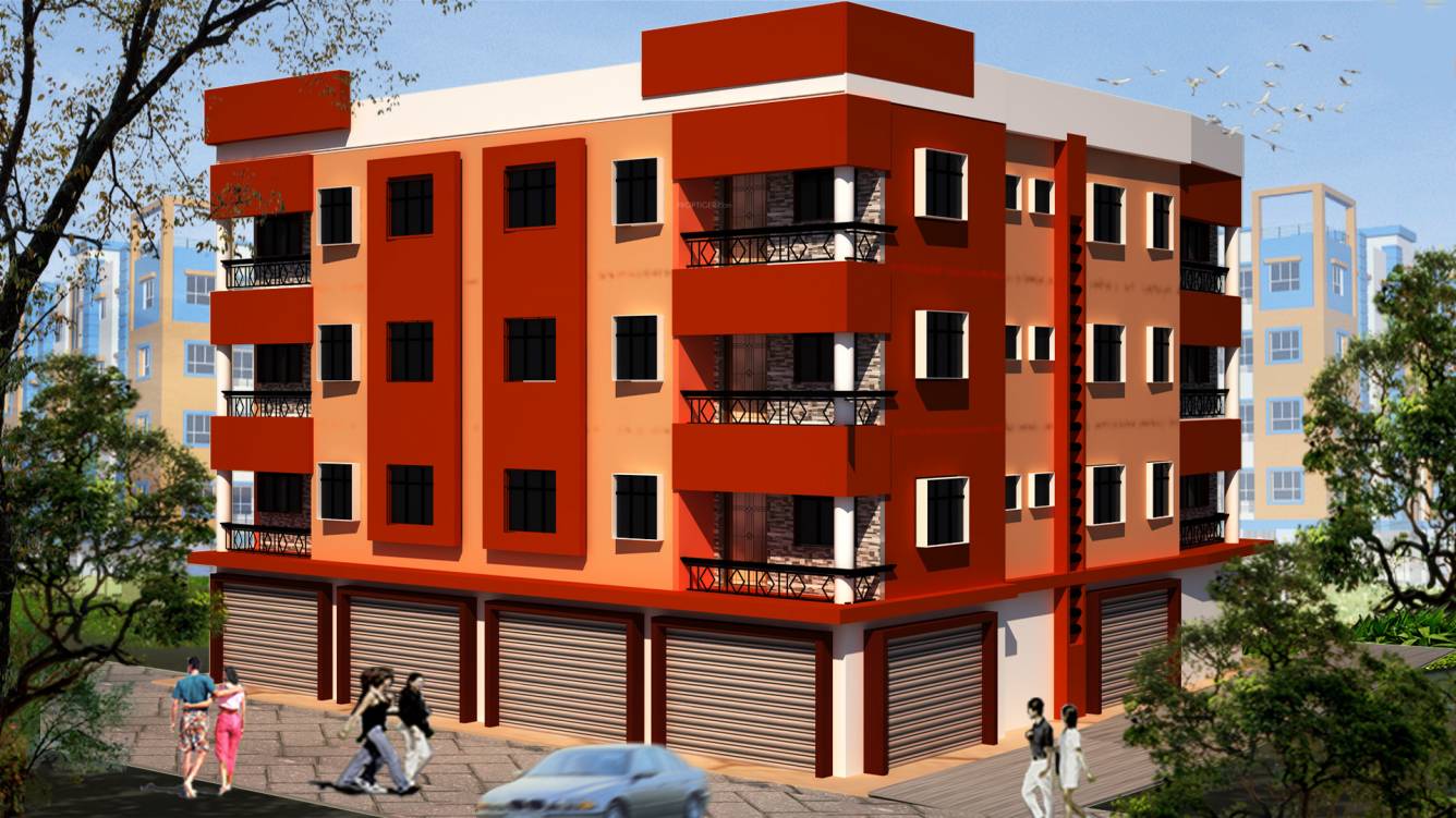 Elevation  brick phase iii Elevation