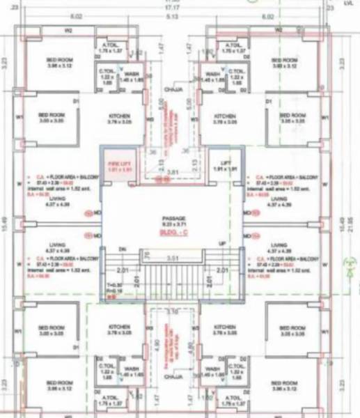  the-unity-tower C Cluster Plan for 1st Floor