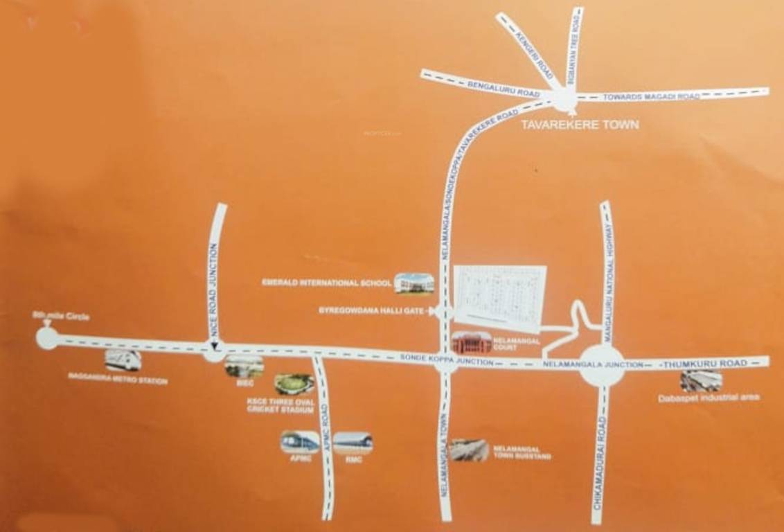  guru dattatreya enclave Location Plan
