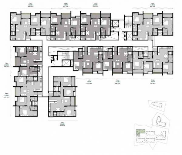  wonderwall Tower 3 Cluster Plan from 1st to 10th Floor