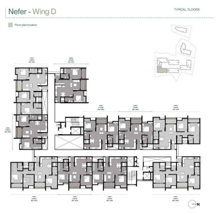  wonderwall Tower 4 Cluster Plan from 1st to 10th Floor
