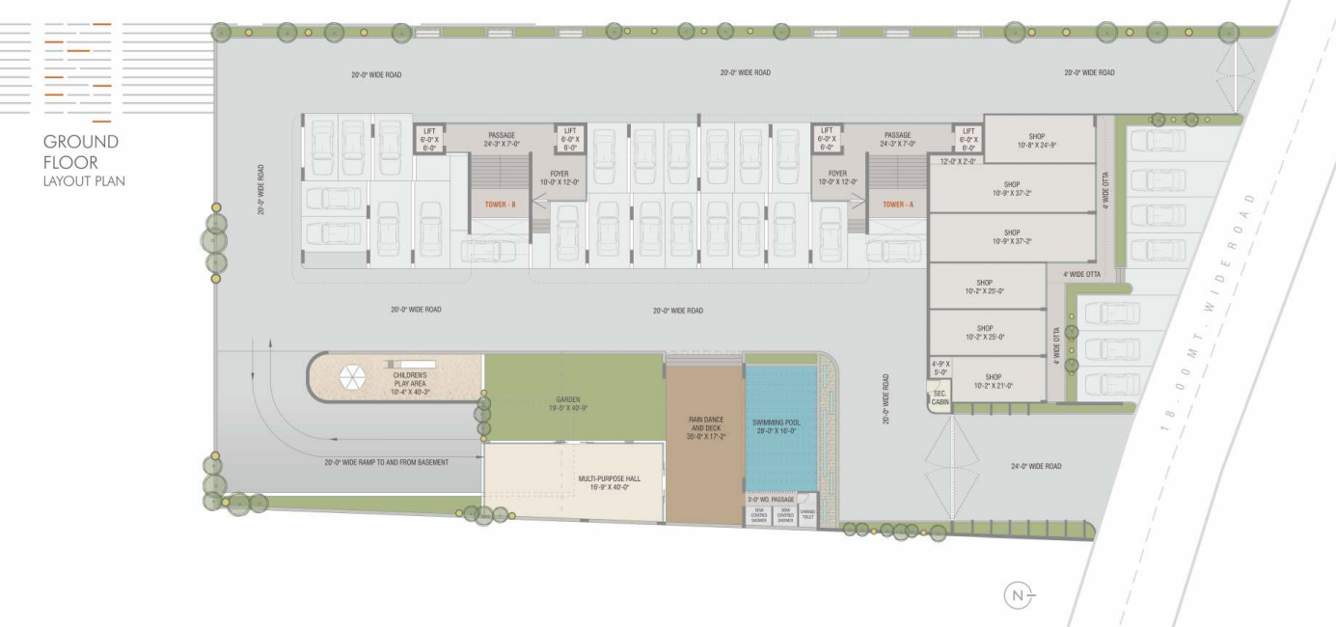  shivaay serene A And B Cluster Plan