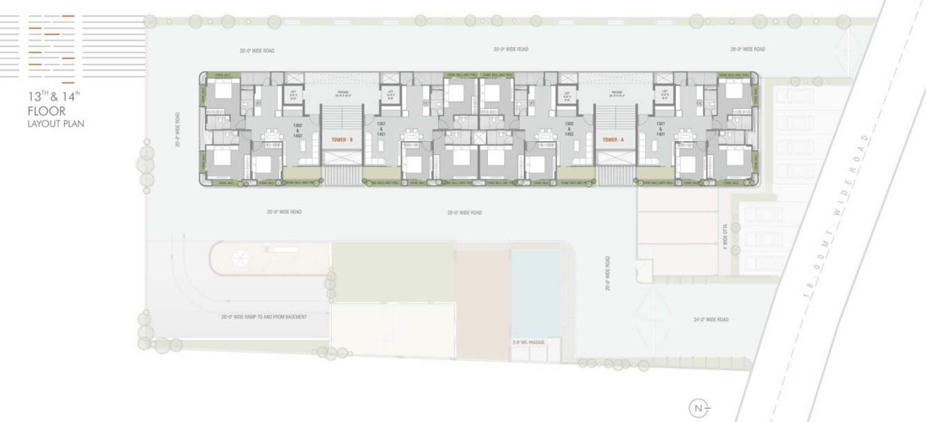  shivaay serene A And B Cluster Plan