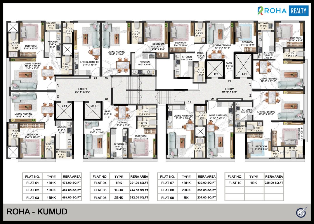  vatika Kumud Wing A Cluster Plan