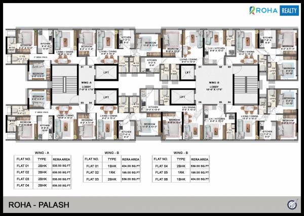  vatika Palash Wing A Cluster Plan