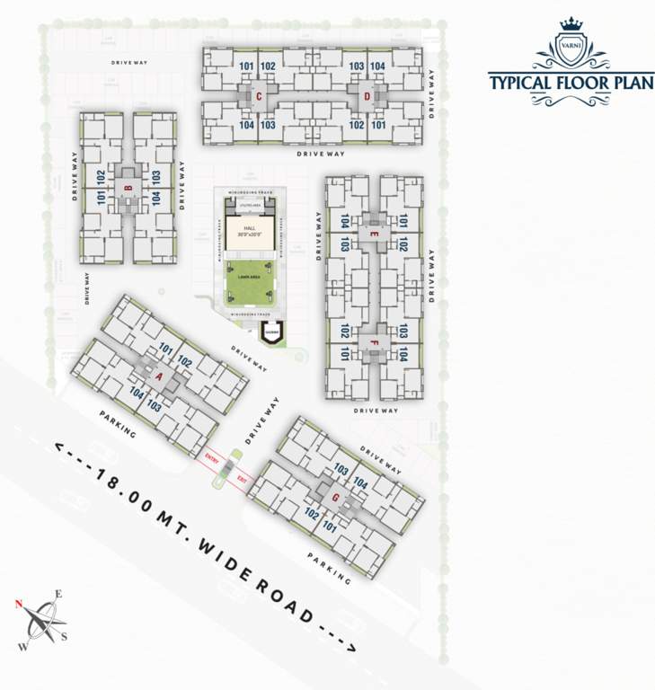  celebration heights Block A, Block B, Block C, Block D, Block E, Block F, Block G Cluster Plan from 1st to 7th Floor