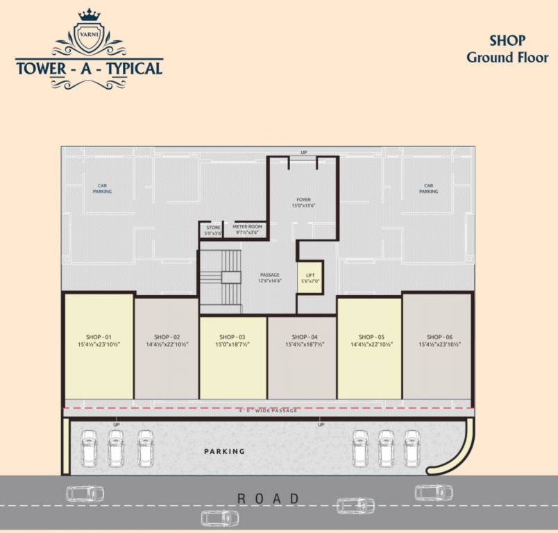  celebration heights Block A Cluster Plan for ground Floor