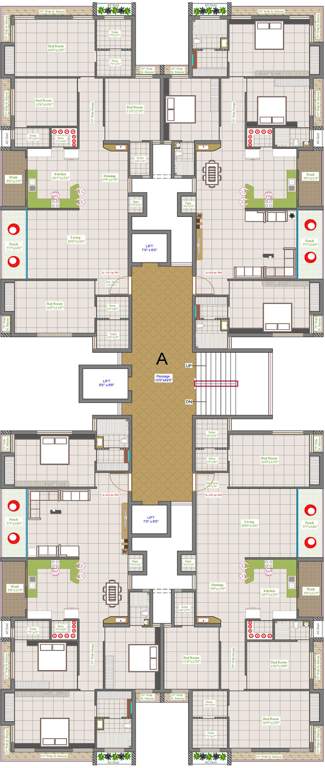 opera heights Opera Heights Cluster Plan from 1st to 9th Floor