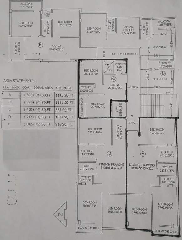  saraswati abasan Saraswati Abasan Cluster Plan For Typical