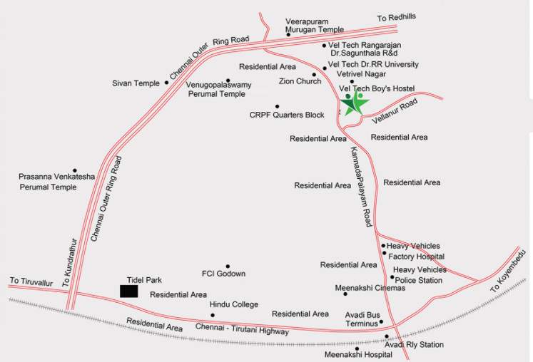  shreyas mini town Location Plan