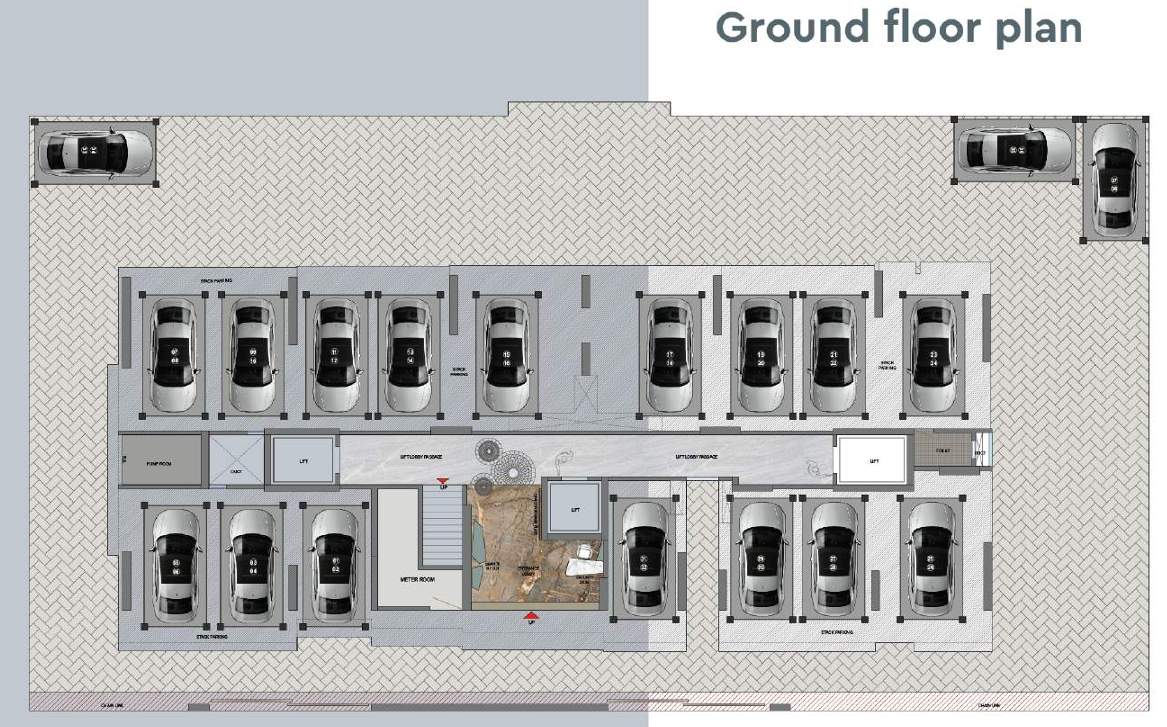  signature Tagore Nagar Arunodaya Chs Ltd Cluster Plan for ground Floor