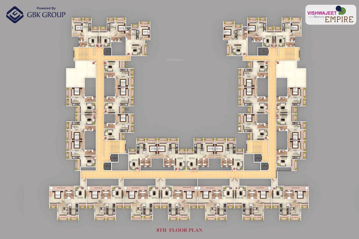  vishwajeet empire nx Tower A Cluster Plan