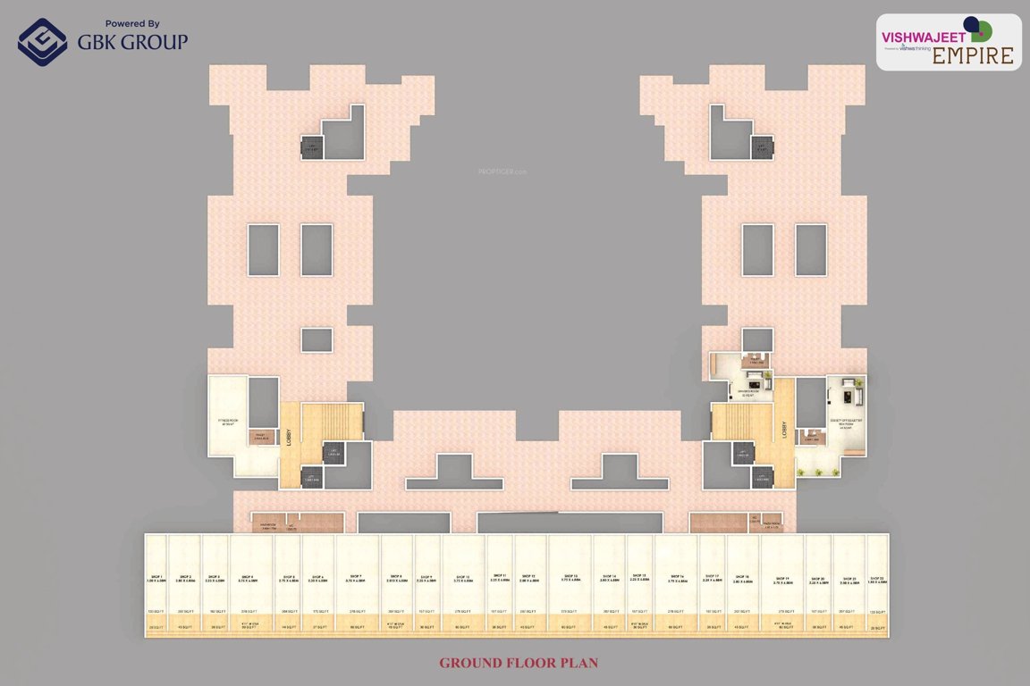  vishwajeet empire nx Tower A Cluster Plan