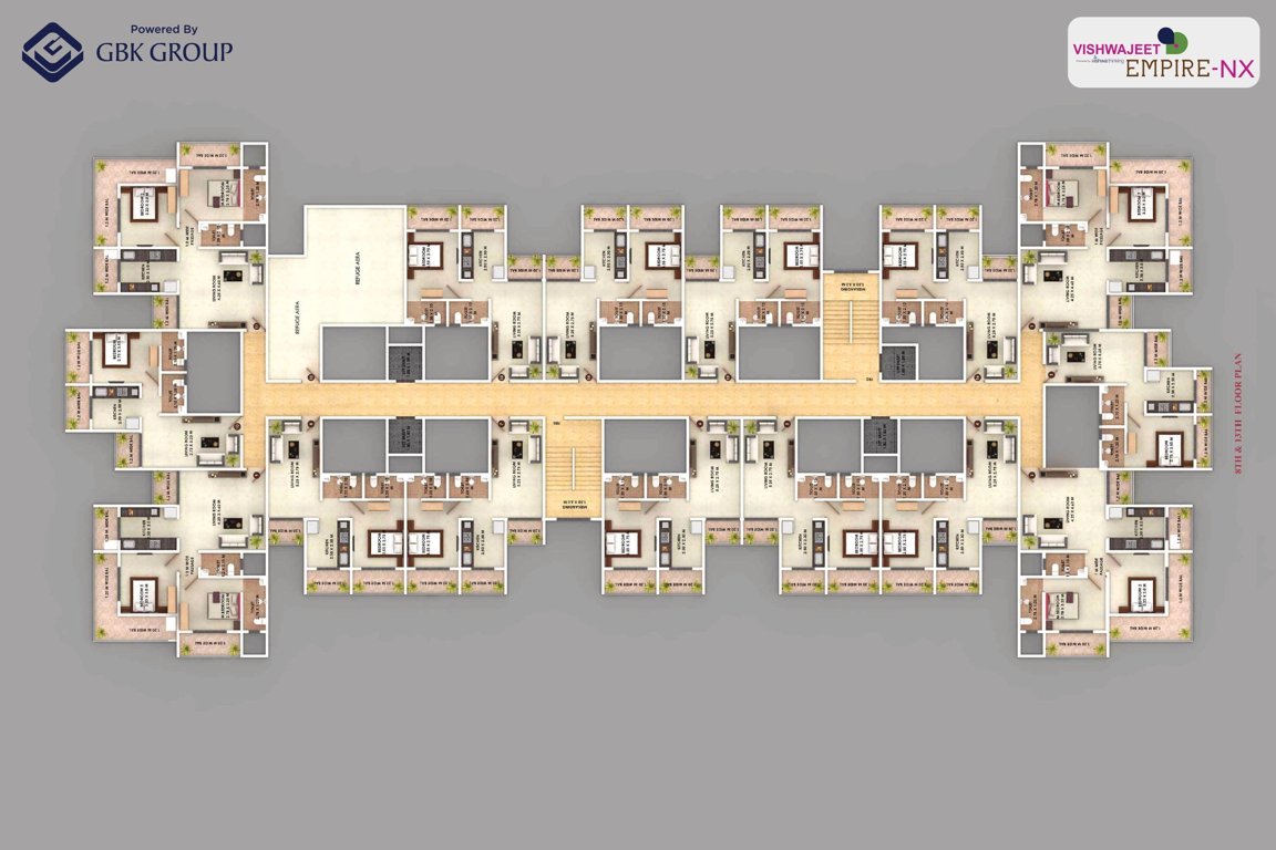  vishwajeet empire nx Tower B Cluster Plan