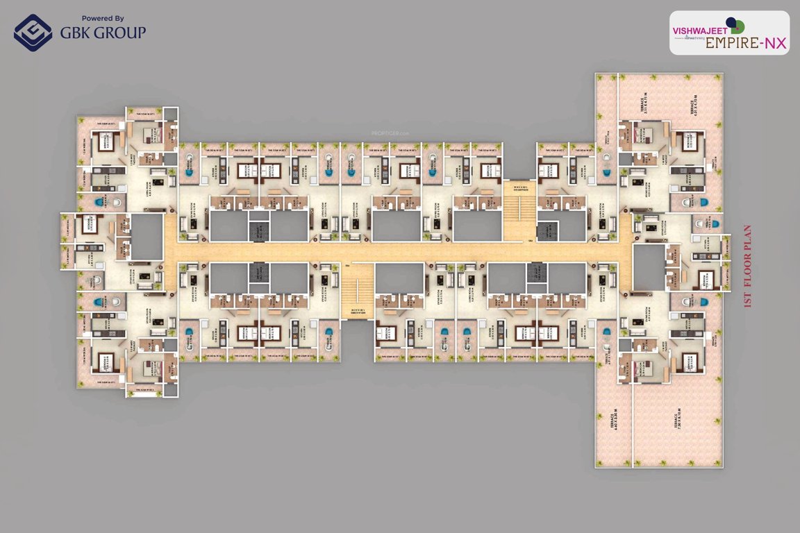  vishwajeet empire nx Tower B Cluster Plan