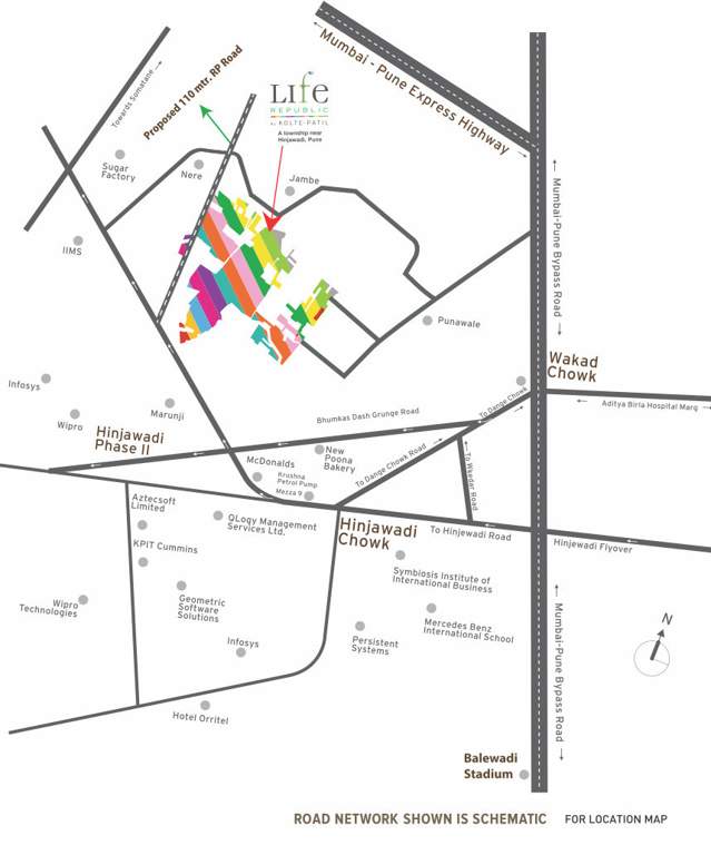  life republic sector r10 10th avenue universe phase ii Location Plan