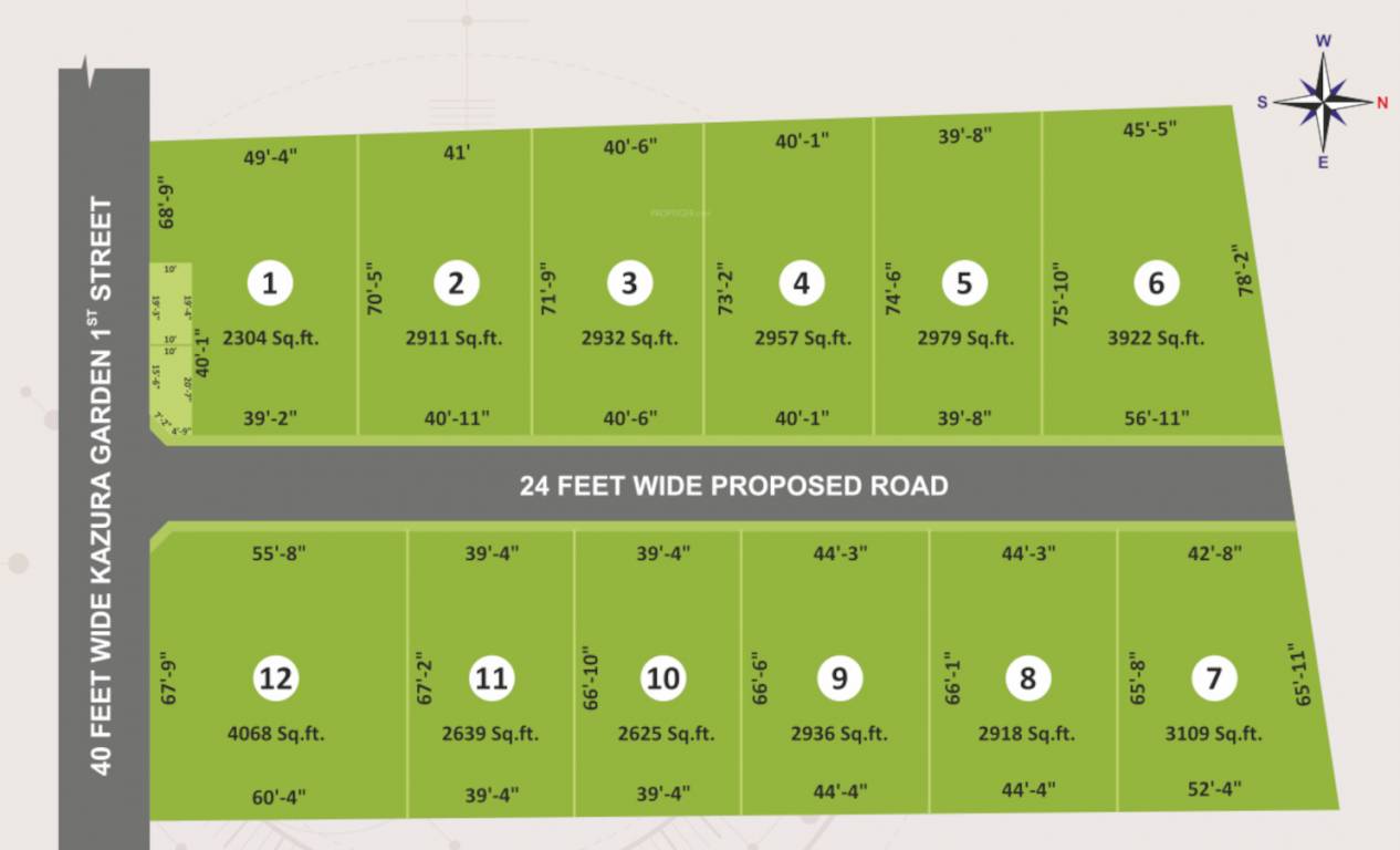  blue breeze Layout Plan