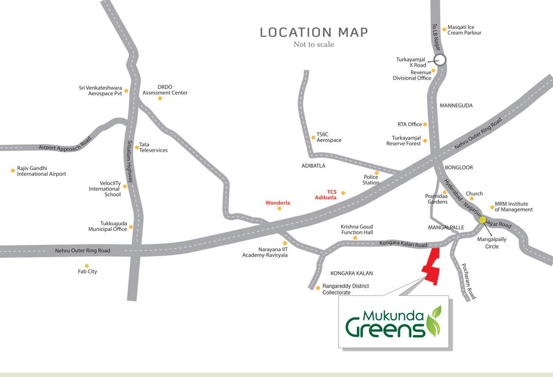  mukunda greens Location Plan
