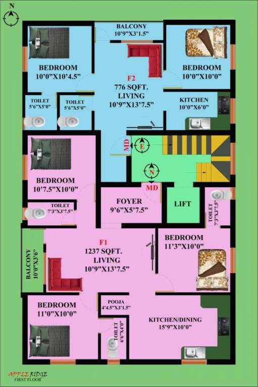  apple ridge Apple Ridge Cluster Plan