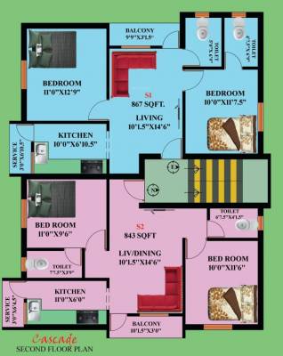  cascade Grand Cascade Cluster Plan for 2nd Floor