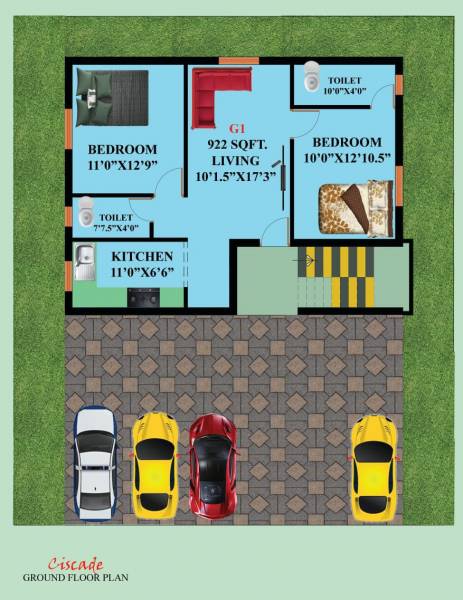  cascade Grand Cascade Cluster Plan for ground Floor