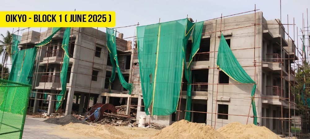  oikyo phase 1 Block 1 Construction Status June 25