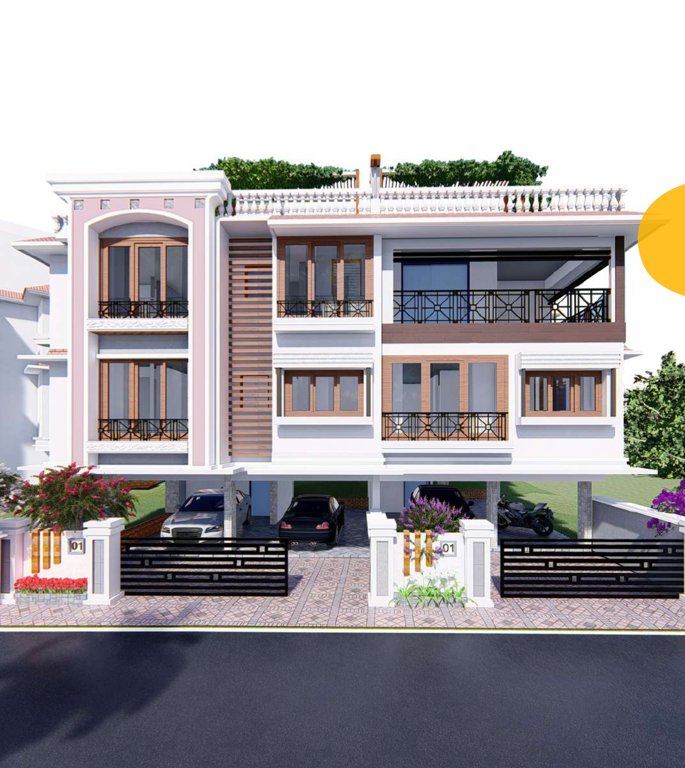  shivneera villas Elevation