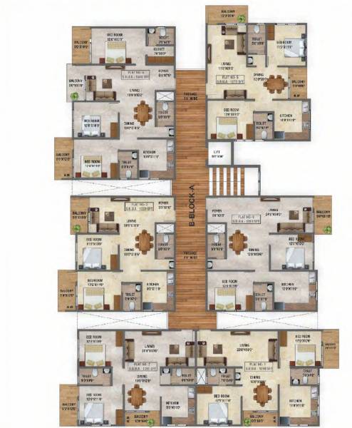 Block A Cluster Plan from 1st to 3rd Floor sovereign Block A Cluster Plan from 1st to 3rd Floor