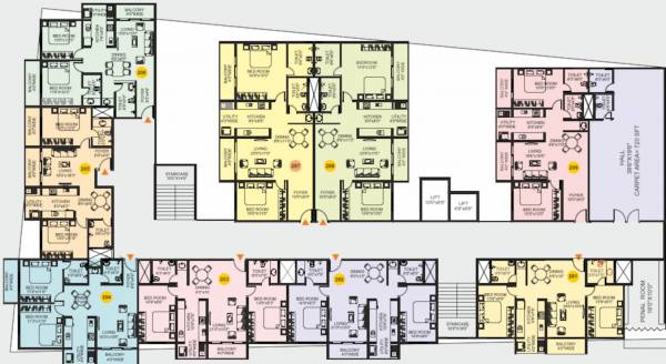  pratheek-prime Cluster Plan for ground Floor