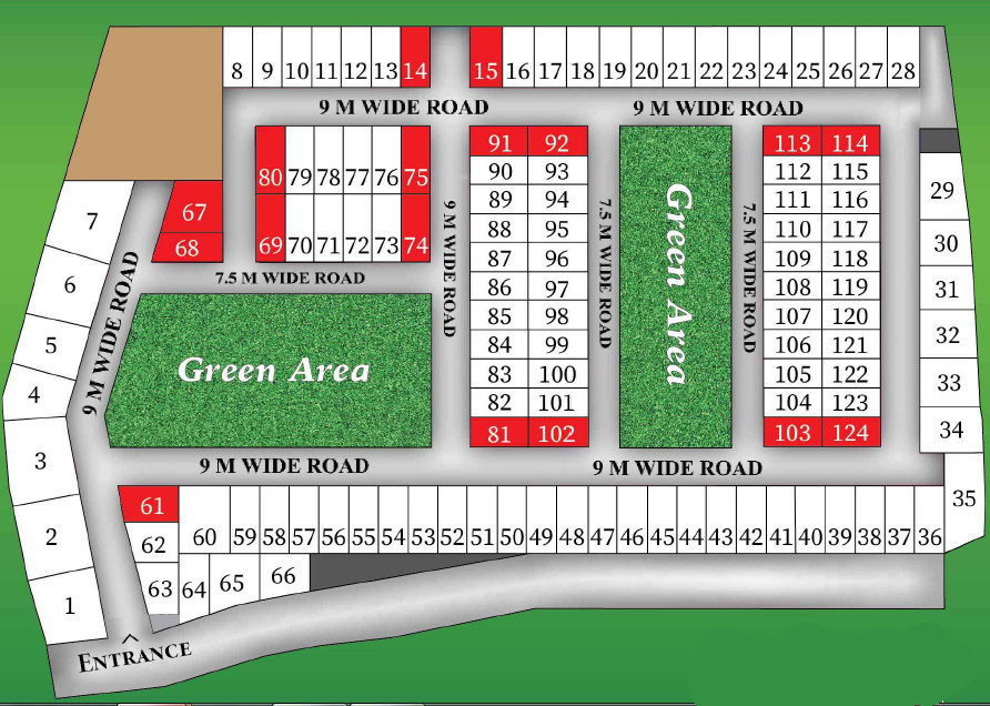jyoti greens Layout Plan