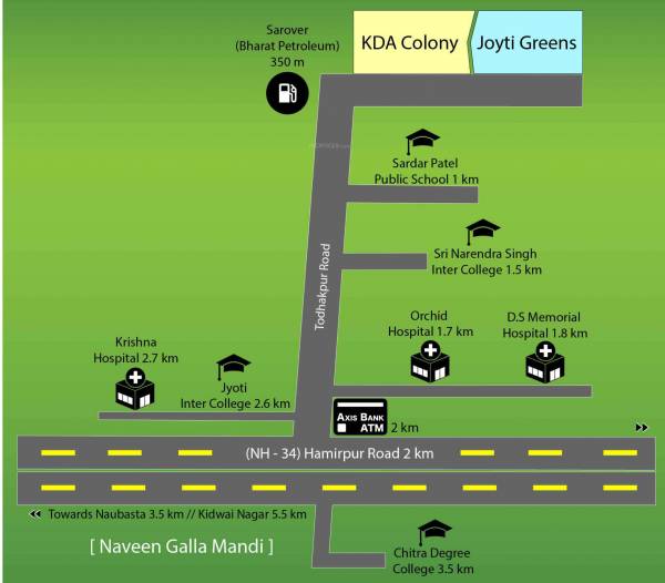  jyoti-greens Location Plan