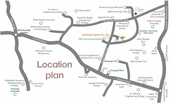  elegance Location Plan