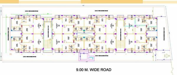 A Cluster Plan manorath-apartment A Cluster Plan