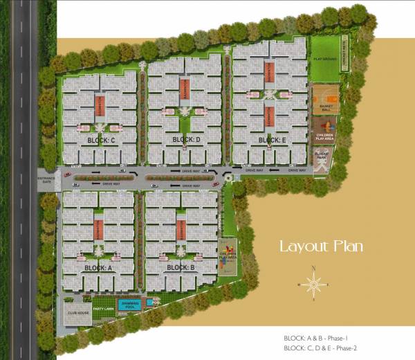 Layout Plan serene-mtb-phase-i Layout Plan