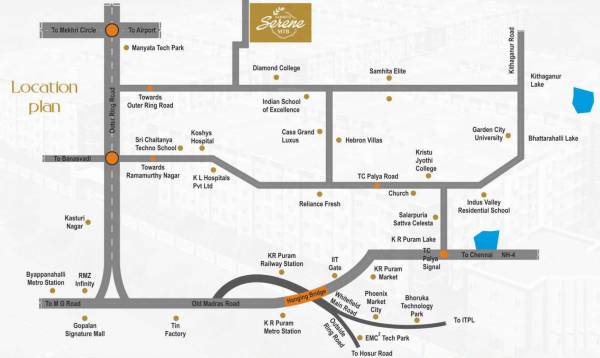 Location Plan serene-mtb-phase-i Location Plan
